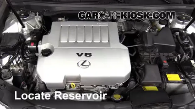 2014 Lexus ES350 3.5L V6 Líquido limpiaparabrisas Agregar líquido